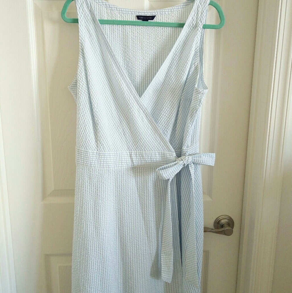 Tommy Hilfiger Gingham Wrap Dress